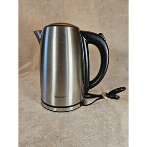 Tenergy Electric Kettle Stainless Steel Fast Boil 1.7L Cordless Tested/Works